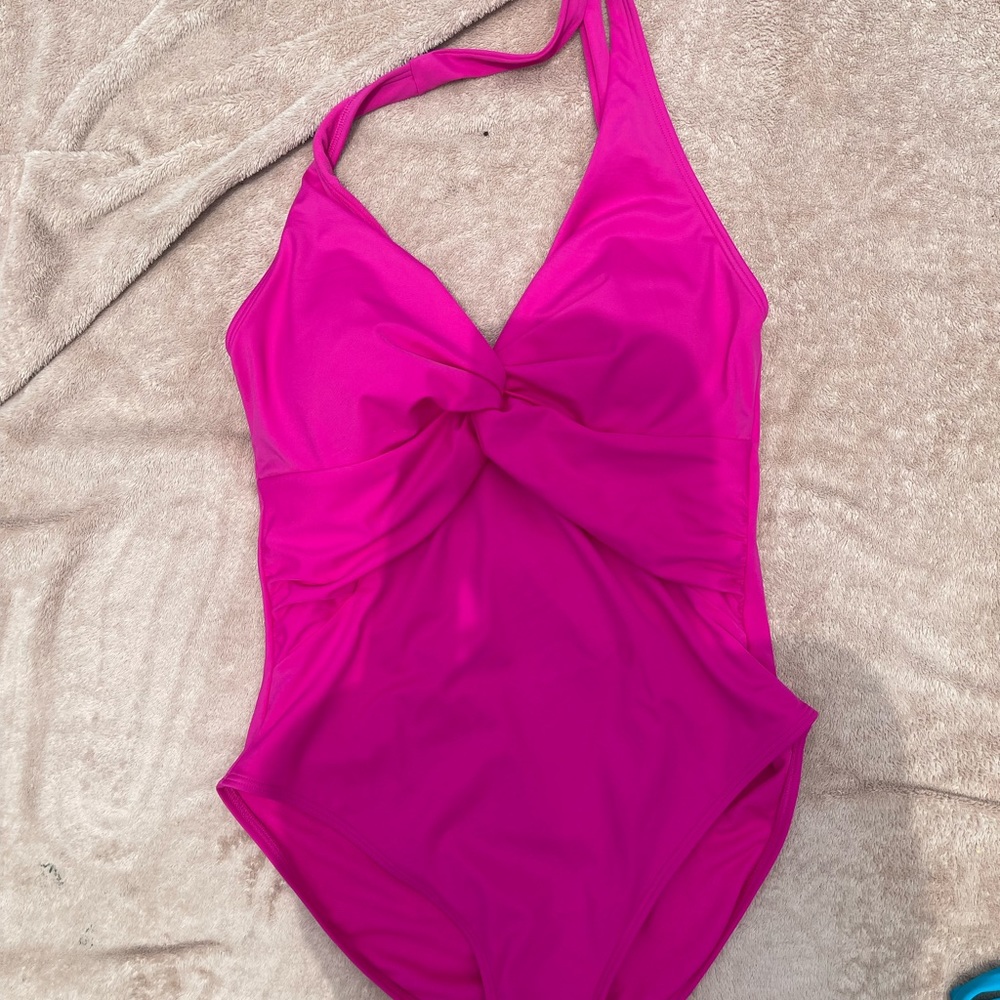 Boden hot pink one piece